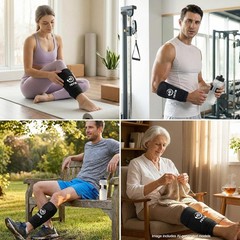 Long Lasting Ice Pack for Legs & Calf Relief Reusable Gel Cold Wrap