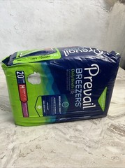 Prevail 20 Count Unisex Underwear Size Medium Wear/ Tear On Packaging Lot Of 3