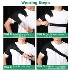 Adjustable Shoulder Brace Rotator Cuff Pain Relief Support for Joint Dislocated
