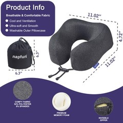 napfun 1 Count (Pack of 1), Full Black-simple Sets (No Eye Mask&earplugs)