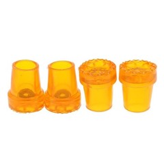 4pcs Anti-skid Stable Shock Absorb End Crutch Cane 2mm