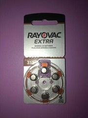 Rayovac Extra Advanced Hearing Aid Battery 312 – Pack of 60 (2 IN STOCK)