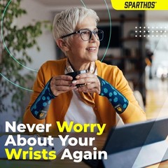 Wrist Support Sleeves Pair – Breathable Elastic Blend – Cobalt Blue