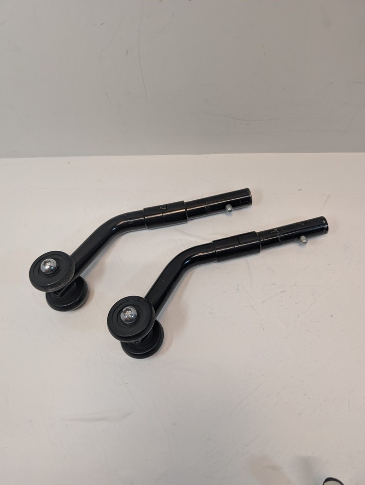Drive Medical Poly Fly Transport Wheelchair Anti-Tip Bars Wheels OEM
