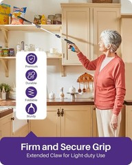 Compact 32-Inch Grabber Tool for Enhanced – Ideal for Seniors & Caregivers
