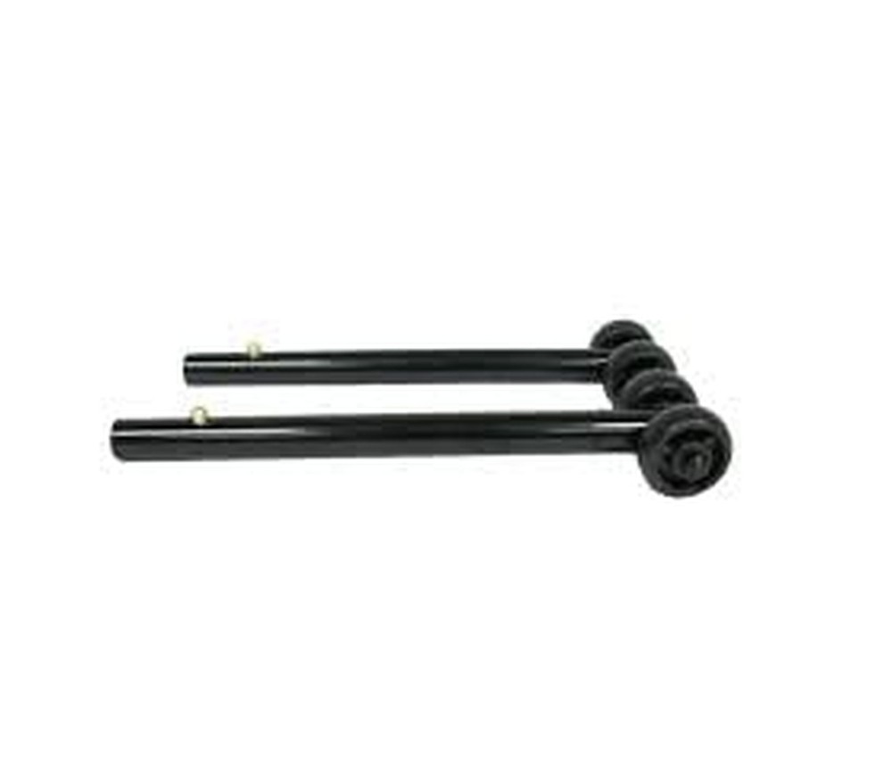 HEALTHLINE Anti-Tipper Set for Wheelchair Silver Sport & Chrome Sport Standar…