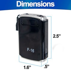 Personal Ear Hearing Aid Sound Amplifier – Volume & Frequency Control 50dB Gain