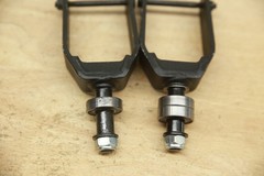 PAIR Caster Forks for Quickie Pulse 6 / 5 Q500M Q300M Zippie ZM-310 Power Chairs