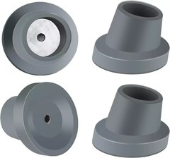 4-Pack Replacement Feet for Shower Chair Bath Seat | 1-1/8″Slope Rubber Tips Non