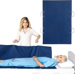 Positioning Bed Pad with Handles (34″X52″), Waterproof Incontinence Bed Pads for