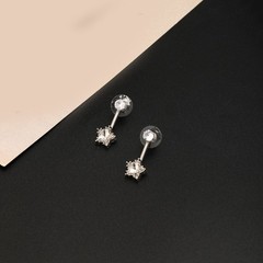 Allergy Safe Twinkle Star Studs Everyday Wear Zinc Alloy Fashion Accessory
