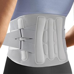 Adjustable Back Brace-Size M(Belly 29.5-37.4 in),360° Support with 4 Steel St…