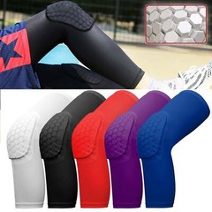 Men Youth Pad Honeycomb Leg Support Knee Sleeve Braces Sports Support Basketball