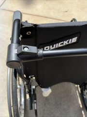 Quickie LXI Transit Folding Wheelchair In Mint Condition 18×17 Inches