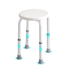 Shower Chair Bath Seat Stool Bathroom Elderly Aids Adjustable Height 300lb