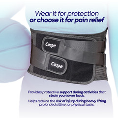 Adjustable Lumbar Waist Support Brace Belt Lower Back Pain Relief for Men Women