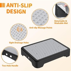 One Step Stools for Adults, Portable Safety Step Platform for Seniors Small Plas