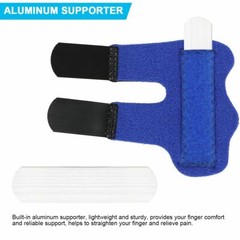 1/2/3pcs Adjustable Finger Splint Trigger Straightener Corrector Brace Support