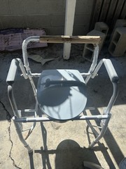 Steel Drop-Arm Commode G1-301DX1 Toilet By Guardian