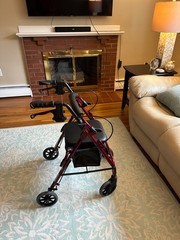 Nova GetGo Petit Narrow Rollator – Red