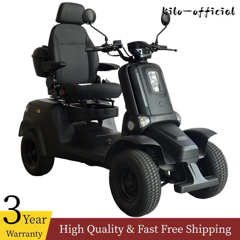 Heavy Duty 4-Wheel Mobility Scooter for Senior&Adult 1000W 15MPH 500LBS Capacity
