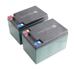 2pcs 6-DZF-12 6-DZM-12 12V 12Ah Battery Replacement for Mobility Scooter Go Kart