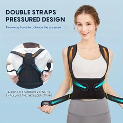 Back Brace Posture Corrector Women Men Shoulder Straightener Adjustable Support