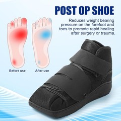 Closed Post Op Shoe, Post Op Shoes, Fracture Medical Walking Shoes for Men an