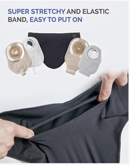 Ostomy Belt for Men & Women Fits All Ileostomy, Urostomy, Colostomy Bag- Size M