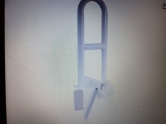 Vaunn Medical BATHTUB SAFETY RAIL M775N-ADWH-APVM White HD Bath Safety Handle