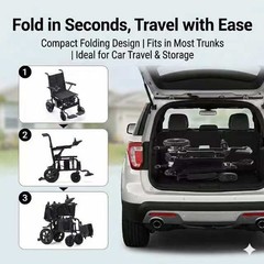 Quelith 500W All Terrain Foldable Electric Wheelchairs Power Wheelchair Hot