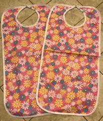 2 Pack! Washable, 18X36, Elderly Seniors, Special Needs, Disabled, Reusable Bib