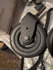4 Caster Wheel with 2-Sided Fork for Invacare TDX SP2, TDX SP2X, TDX SP2V,