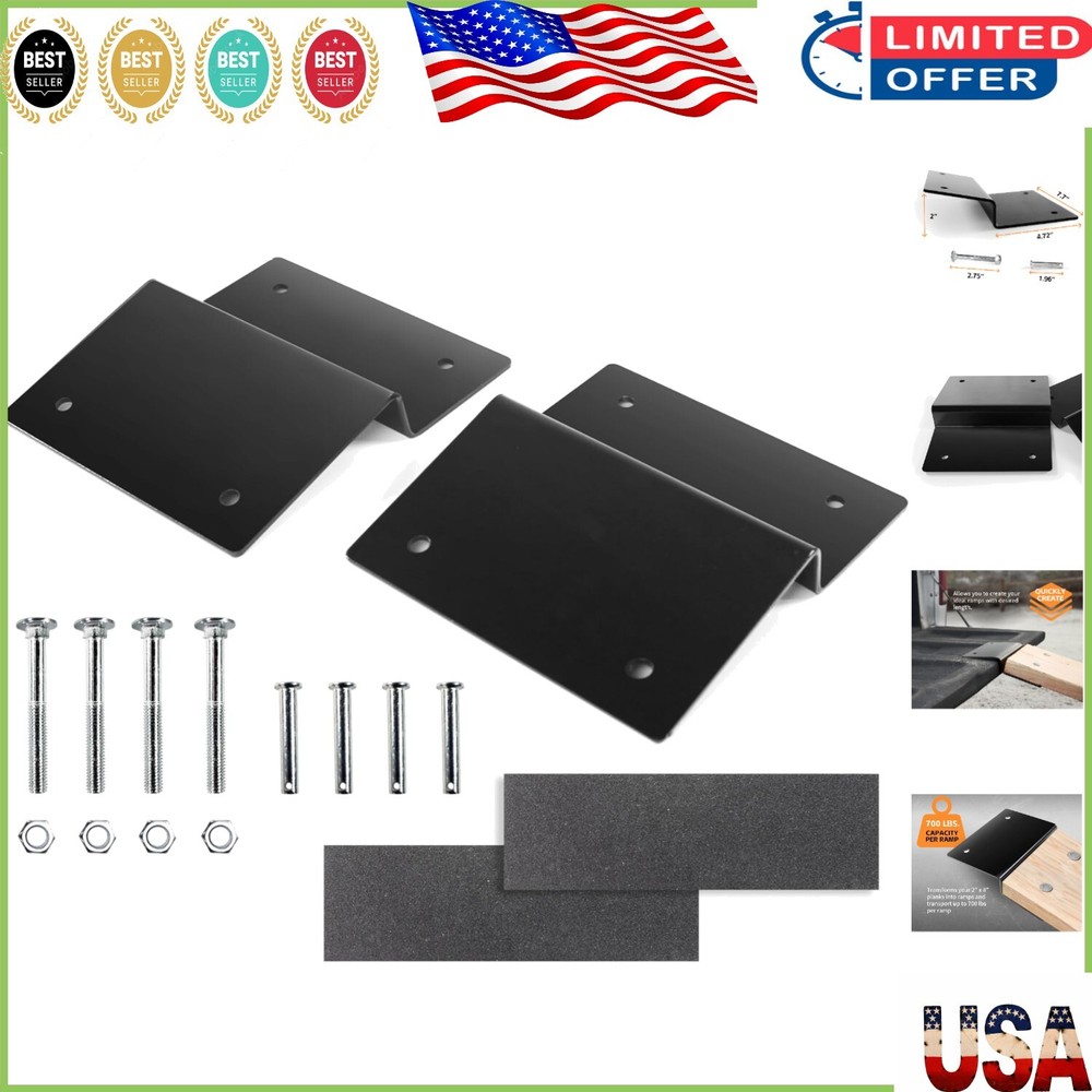 Versatile Ramp Top Kit – Supports 700 lbs for ATVs, Motorcycles, Lawn Equipment