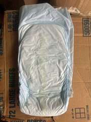 Sample Of 1 Large Vintage Attends Plastic Adult Diaper 1990s