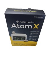 Audien Atom X Hearing Aid For Seniors & Adults with Hearing Loss Noise Canceling