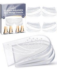 PGRODE 2 Pairs Foot Supination Correction L: Women 7-11, Men 7-10, Clear