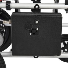 2xBattery Dual Motor Adult Wheelchair Lightweight 37.5lbs Weight Capacity 265lbs