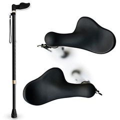 Orthopedic Walking Cane Right Hand Aluminum Adjustable Height 28 to 37 Inch