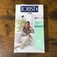 Jobst SoSoft Women’s PATTERNED Knee High Compression 8-15mmHg BLACK XL 120271