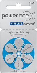 600 x Varta Power One Hearing Aid Batteries P675 PowerOne 100 Blister PR44