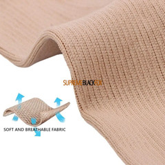 Compression Socks (3 Pack) Stockings 15-20mmHg Knee High Support Open Toe Zipper
