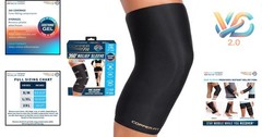 XX-Large Cold & Hot 360 Compression Sleeve for Knee, Elbow, Ankle, Wrist