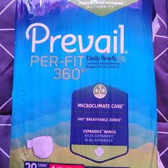 Prevail Per-Fit Unisex Incontinence Underwear – Medium Size, Bag of 20 (PF-512)