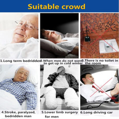 2000Ml Men Portable Potty Pee Bottle 130 Cm Tube Hospital Male Urinal Collector