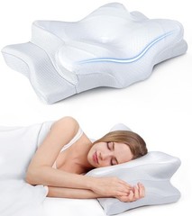 Cozyplayer Ultra Pain Relief Cooling Neck Pillow, Adjustable Memory Foam