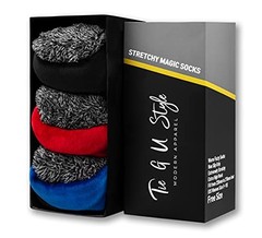 3-5 Pairs, Womens Warm Fuzzy Socks, Non Slip One Size 2102 Solid 3 Colors Set