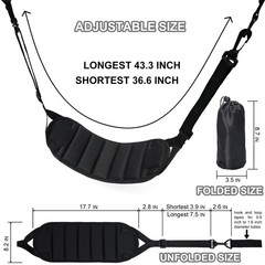Wheelchair Footrest Hammock, Adjustable Hanging Foot Sling for Foot Rest