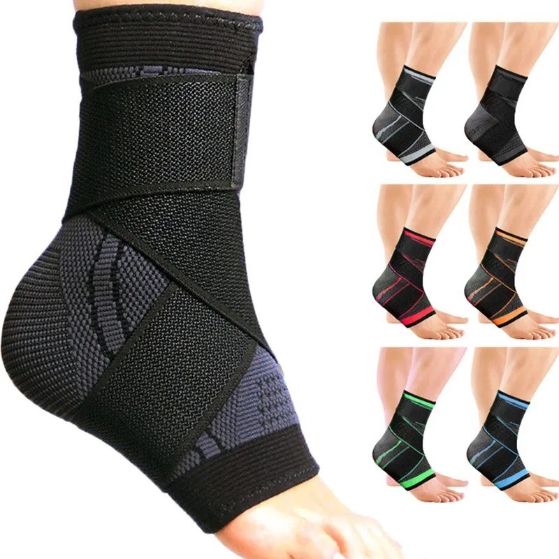 Adjustable Sports Ankle Brace Compression Support for Running Soccer Gym