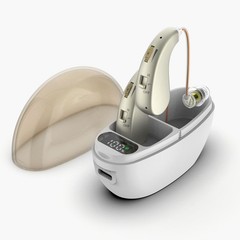 Behind-The-Ear Severe Hearing Loss Hearing Aid Noise Reduction w/ Charging Case